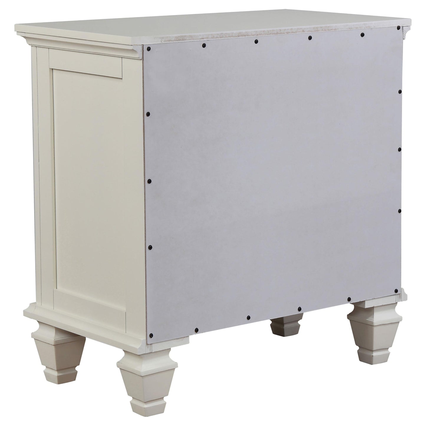 Coaster Furniture Sandy Beach 201302 3-Drawer Nightstand - Cream White IMAGE 5