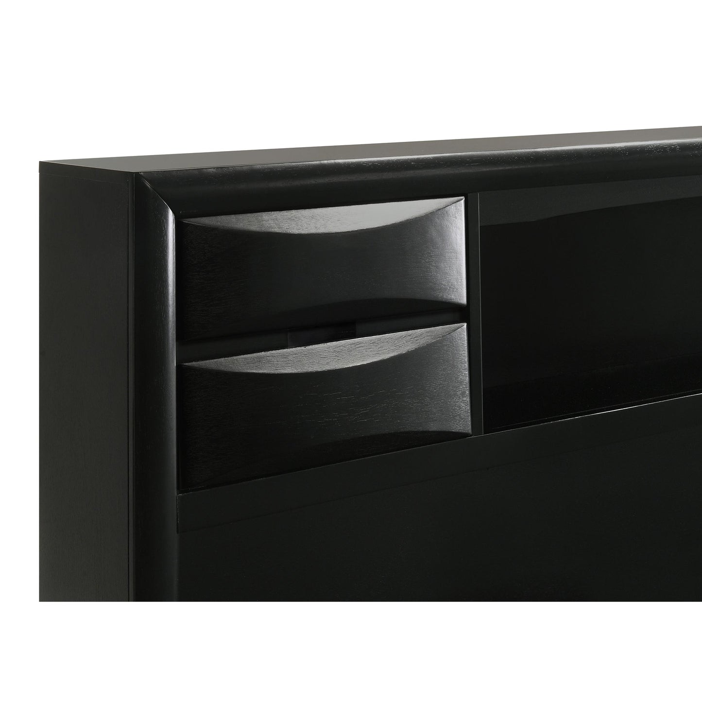 Coaster Furniture Briana 202701KE Wood Eastern King Storage Bookcase Bed - Black IMAGE 8