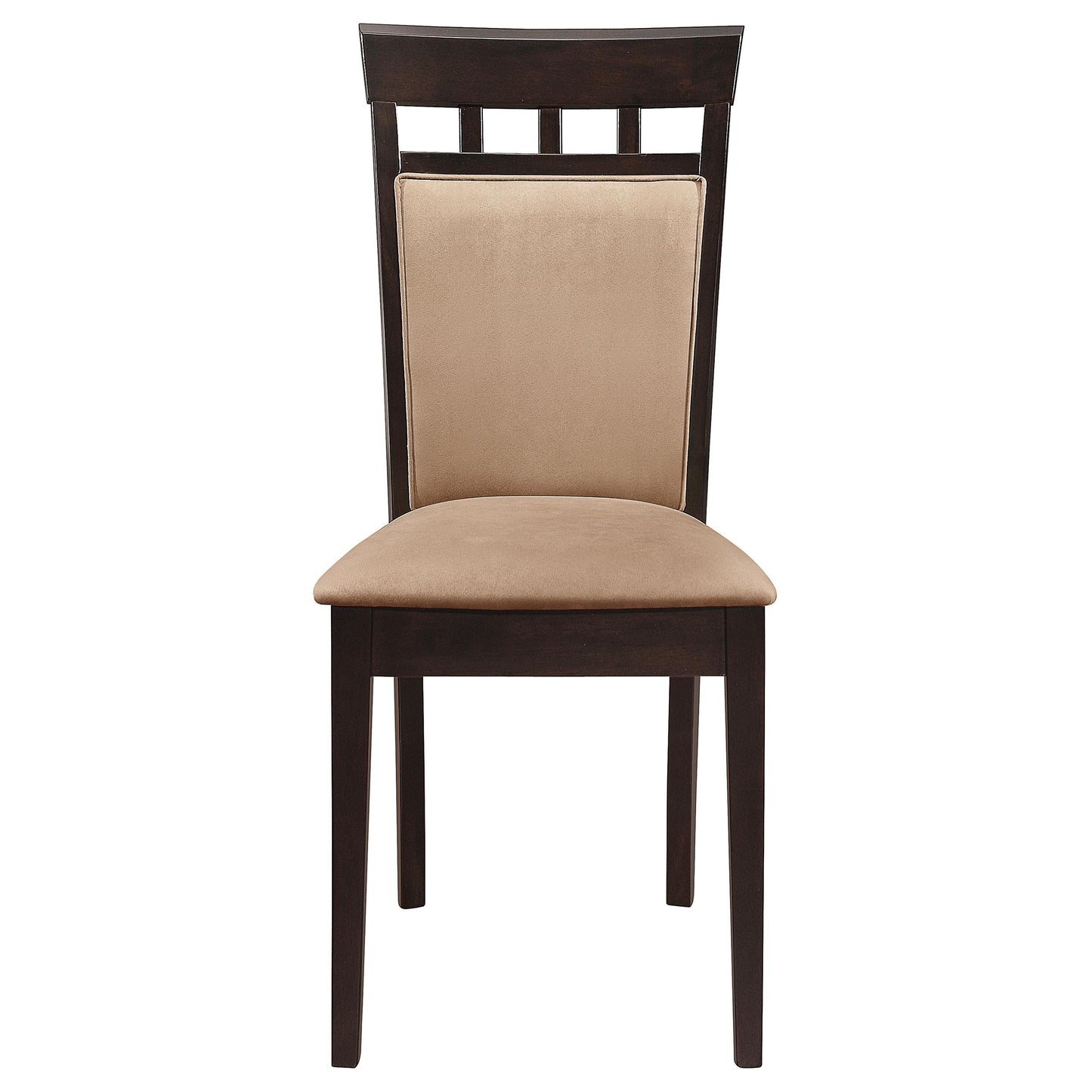 Coaster Furniture Gabriel 100773 Closed Back Dining Side Chair - Cappuccino (Set of 2) IMAGE 2