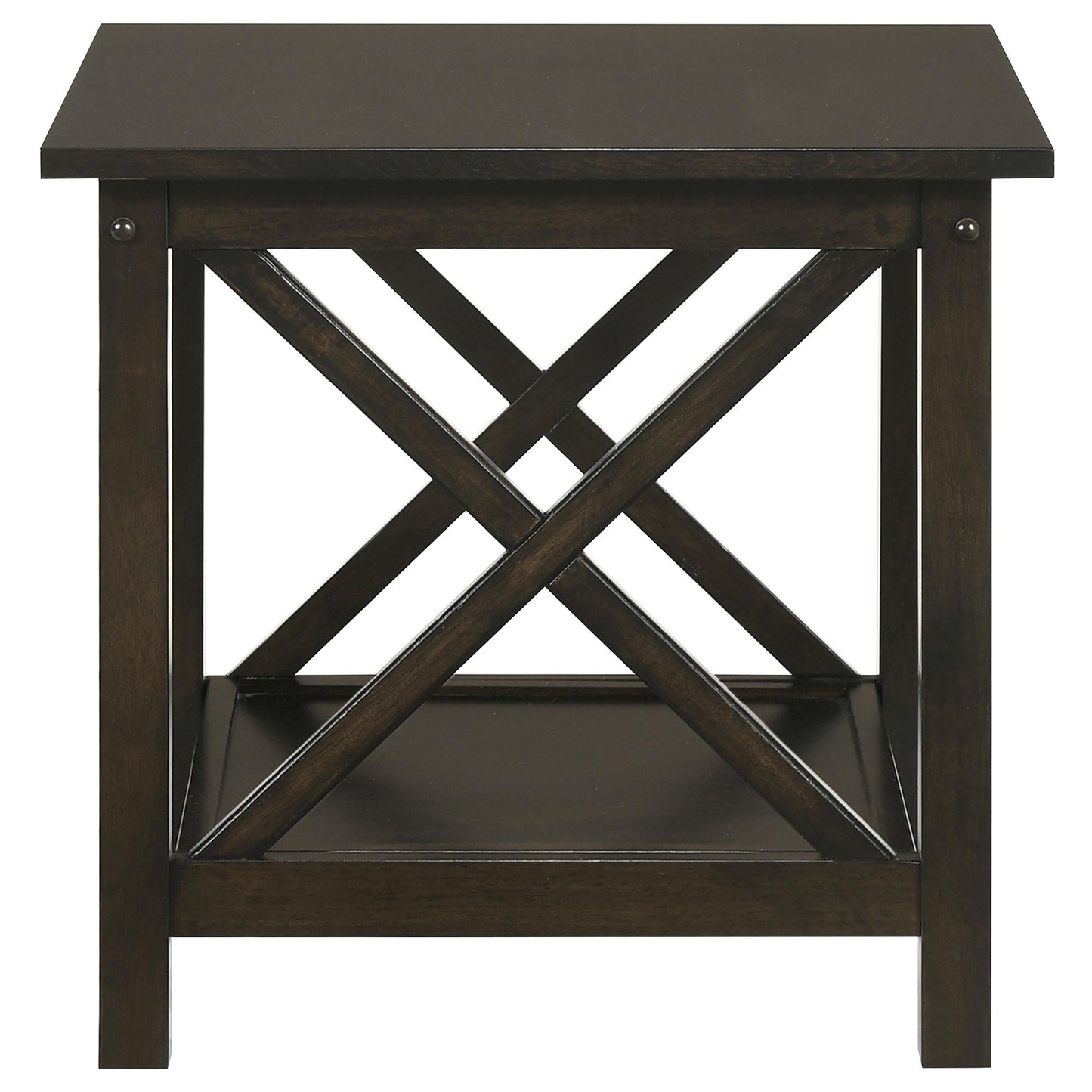 Coaster Furniture Rachelle 5909 3-piece Rectangular Coffee Table Set - Deep Merlot IMAGE 8