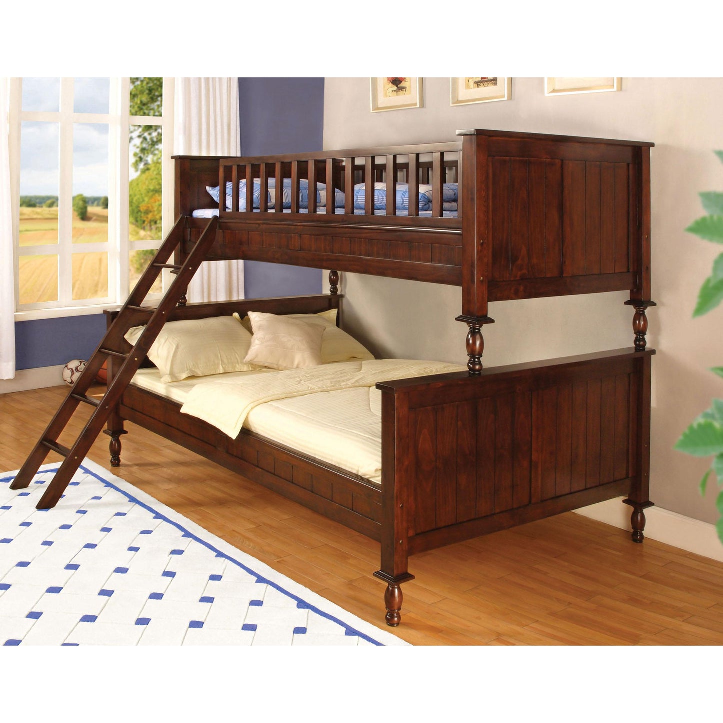 Furniture of America Kids Beds Bunk Bed CM-BK001F-BED IMAGE 1