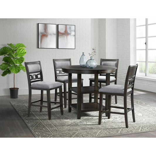 Elements International Amherst 5 pc Counter Height Dining Set IMAGE 1