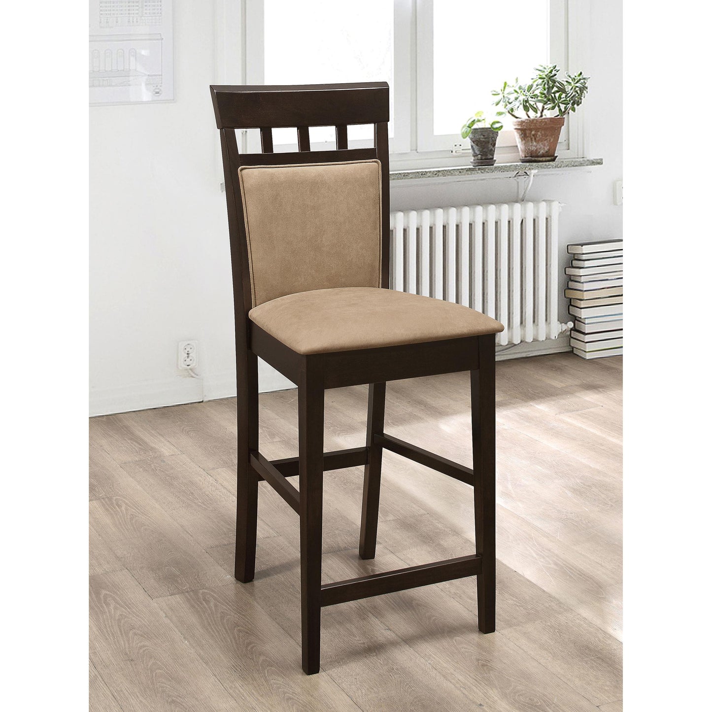 Coaster Furniture Gabriel 100219 Closed Back Counter Chair - Cappuccino (Set of 2) IMAGE 9