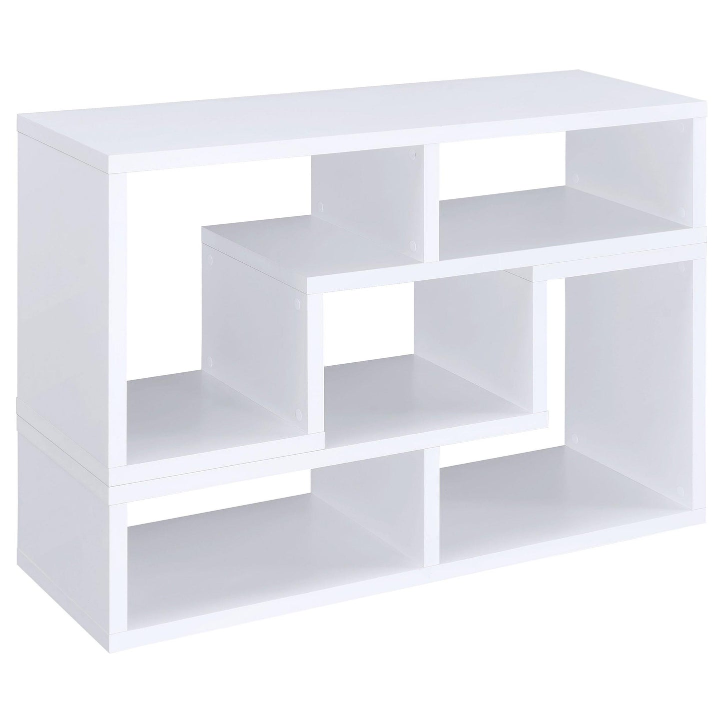Coaster Furniture Velma 800330 Multipurpose TV Stand and Bookshelf - White IMAGE 2