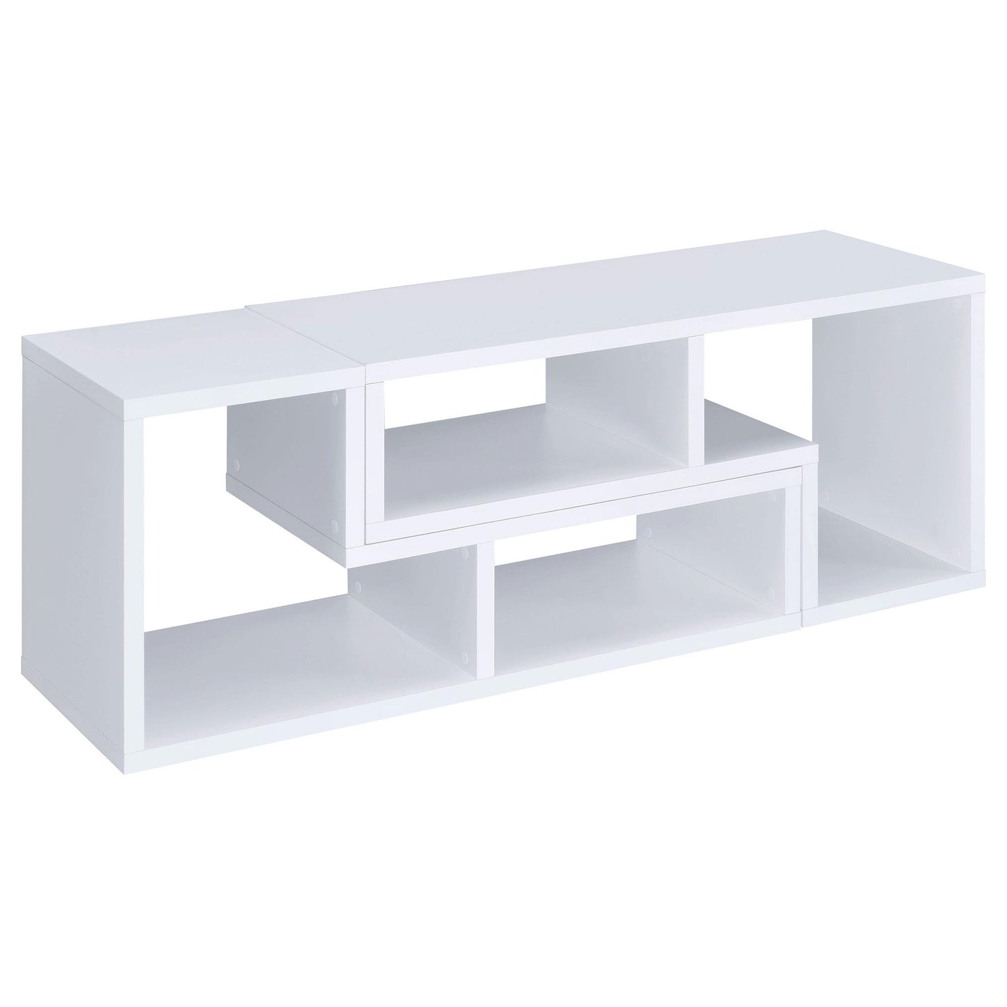Coaster Furniture Velma 800330 Multipurpose TV Stand and Bookshelf - White IMAGE 7