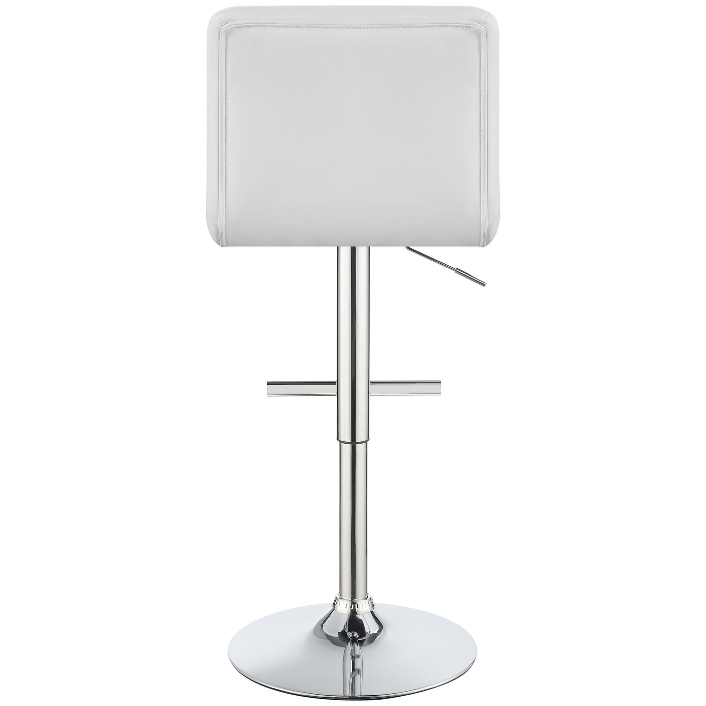 Coaster Furniture Lenny 120356 Upholstered Adjustable Bar Stool - White (Set of 2) IMAGE 6