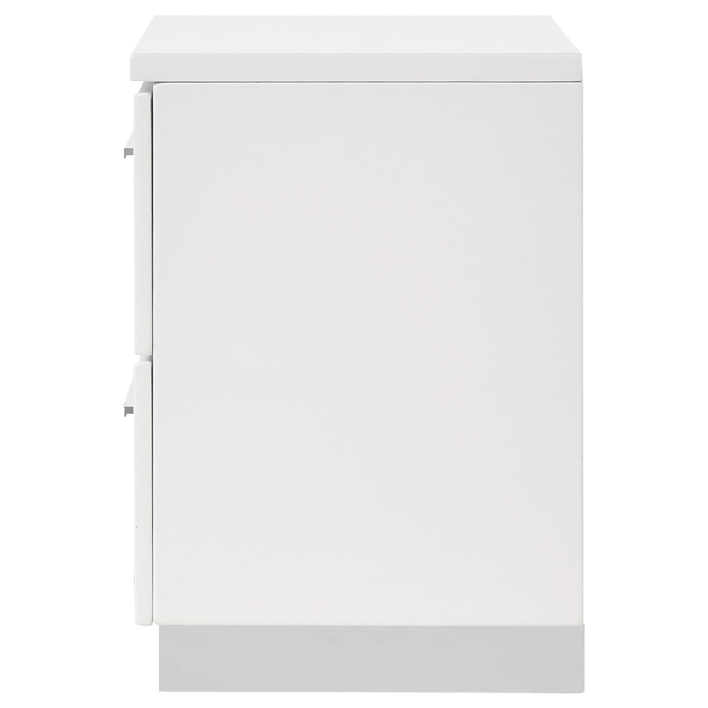 Coaster Furniture Felicity 203502 2-Drawer Nightstand - White High Gloss IMAGE 4