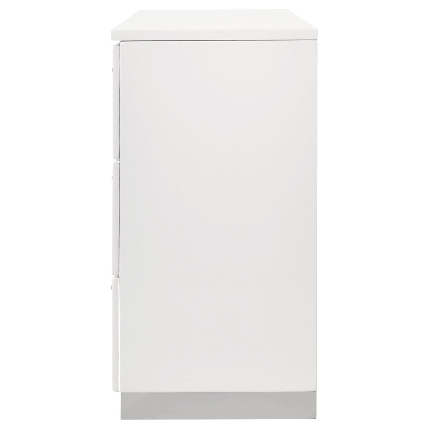 Coaster Furniture Felicity 203503 6-Drawer Dresser - White High Gloss IMAGE 4