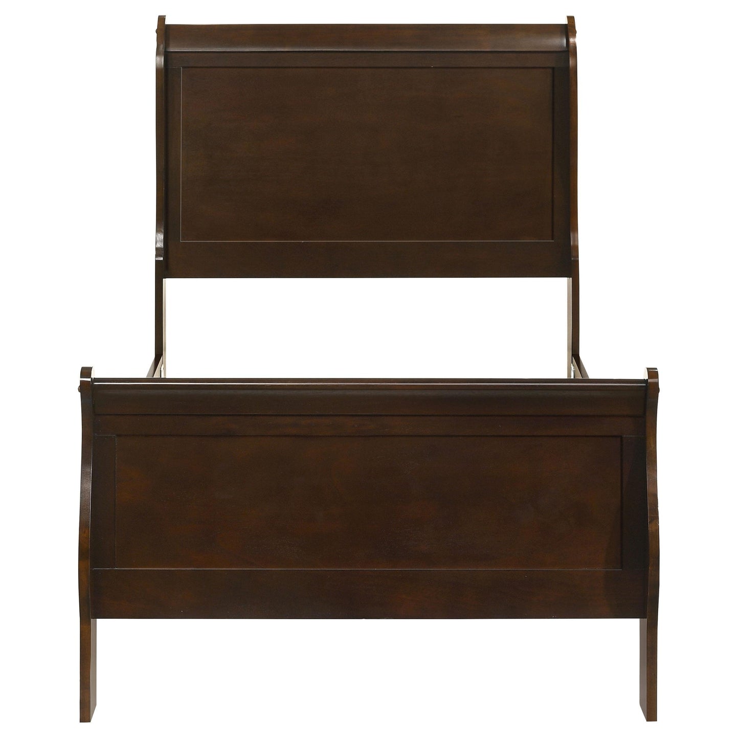 Coaster Furniture Louis Philippe 202411T Wood Twin Sleigh Bed - Cappuccino IMAGE 3