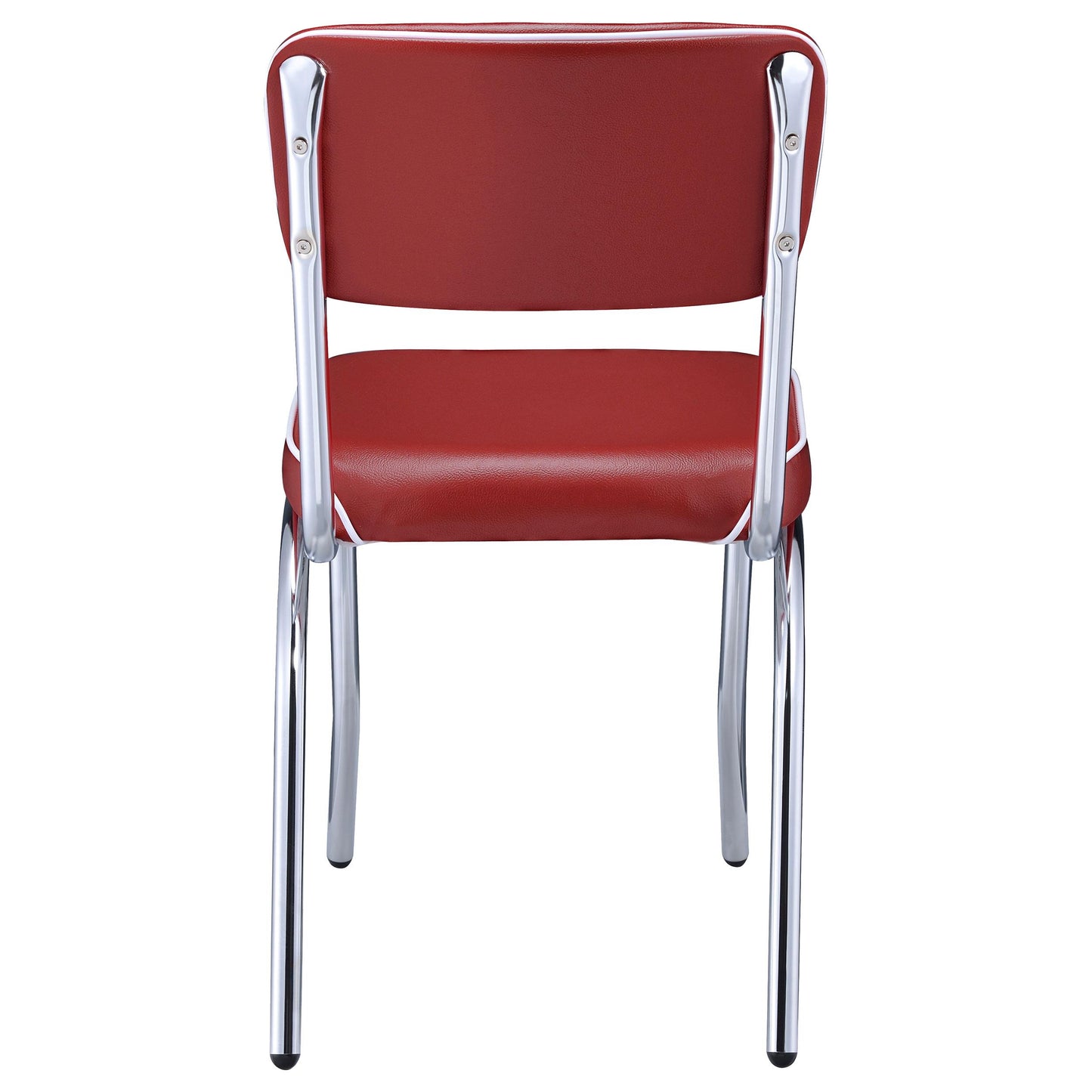 Coaster Furniture Retro 2450R Upholstered Dining Side Chair - Red (Set of 2) IMAGE 6