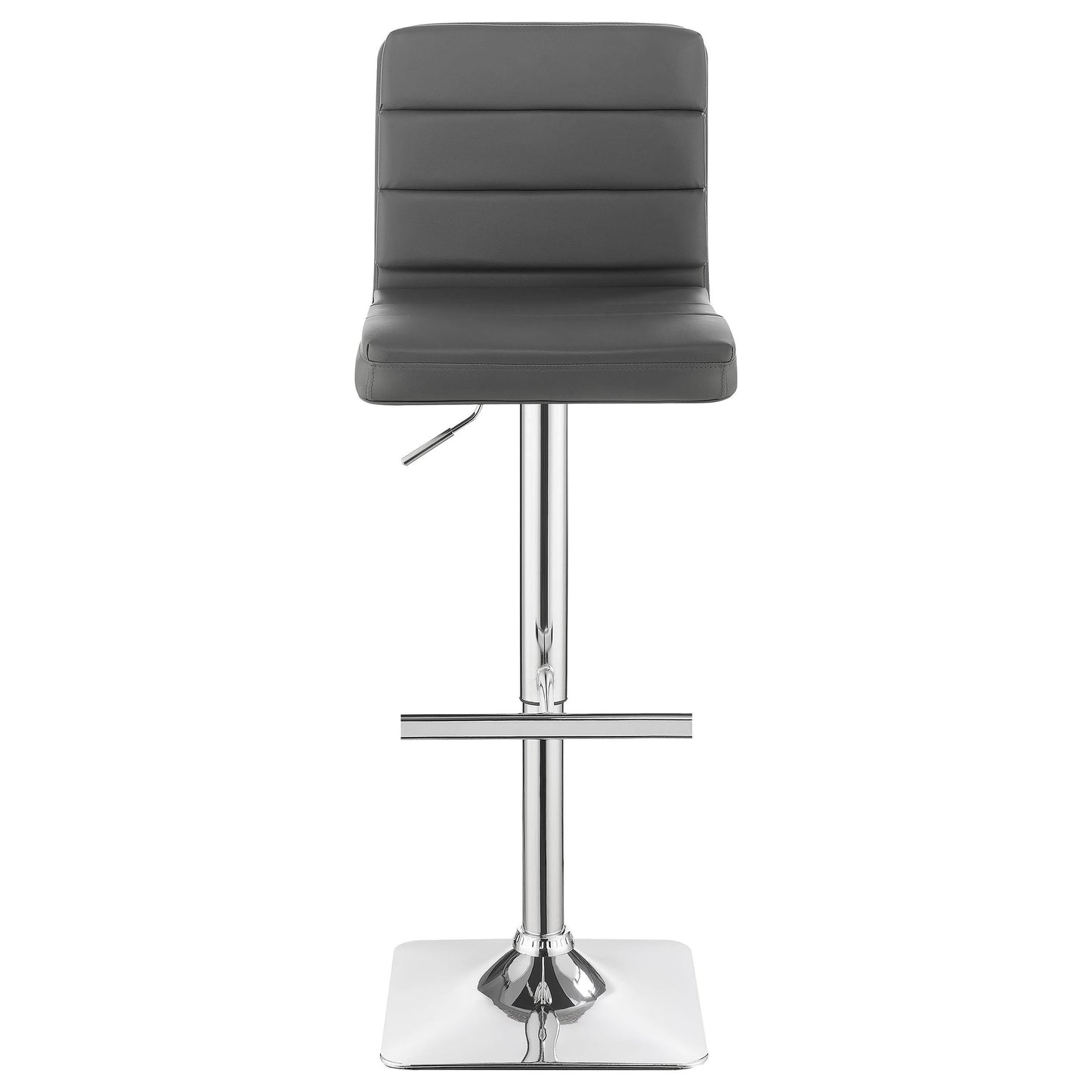 Coaster Furniture Bianca 120696 Upholstered Adjustable Bar Stool - Grey (Set of 2) IMAGE 3