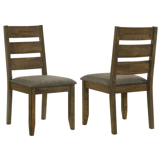 Coaster Furniture Alston 106382 Wood Dining Side Chair - Knotty Nutmeg (Set of 2) IMAGE 1