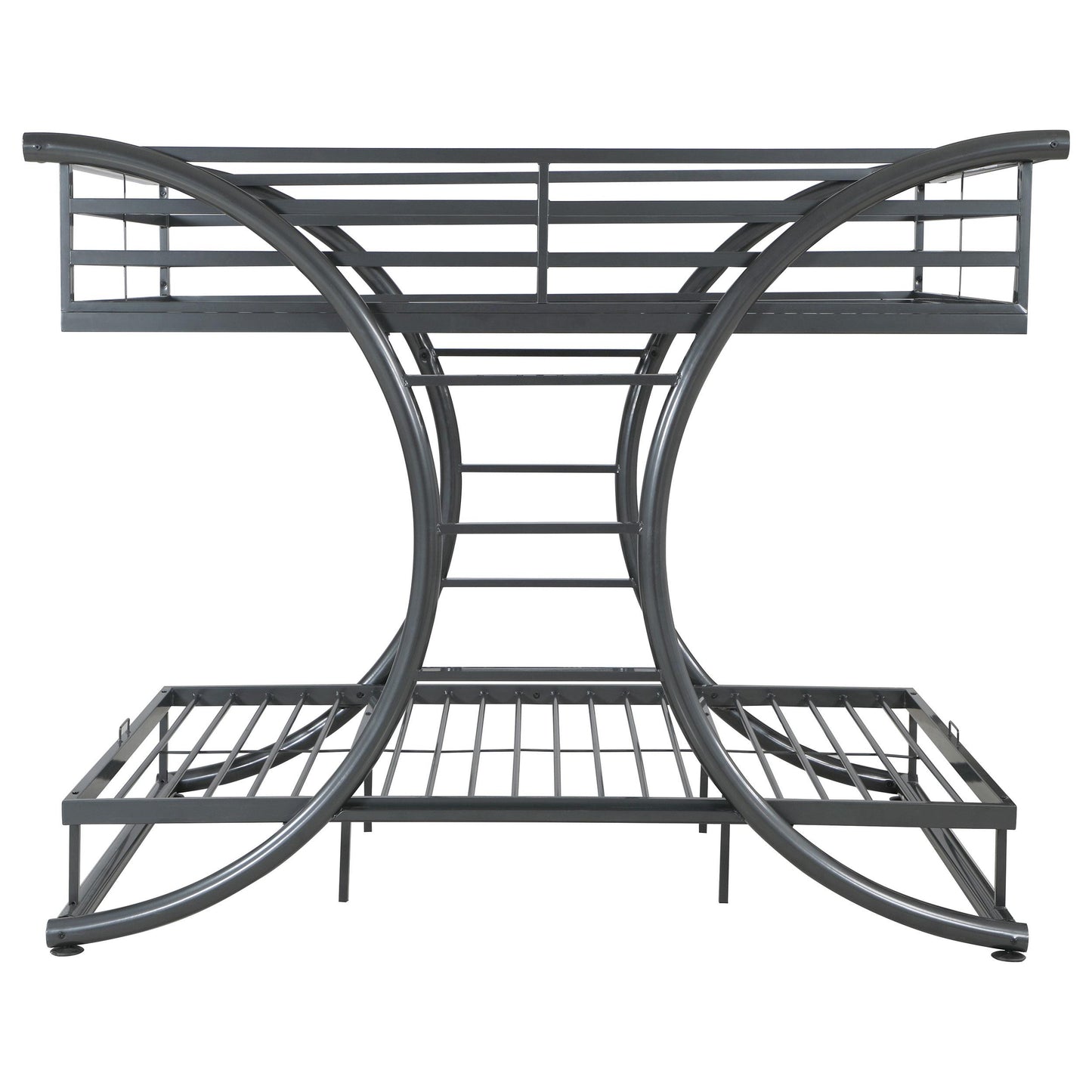 Coaster Furniture Stephan 460078 Metal Full Over Full Bunk Bed - Gunmetal IMAGE 4