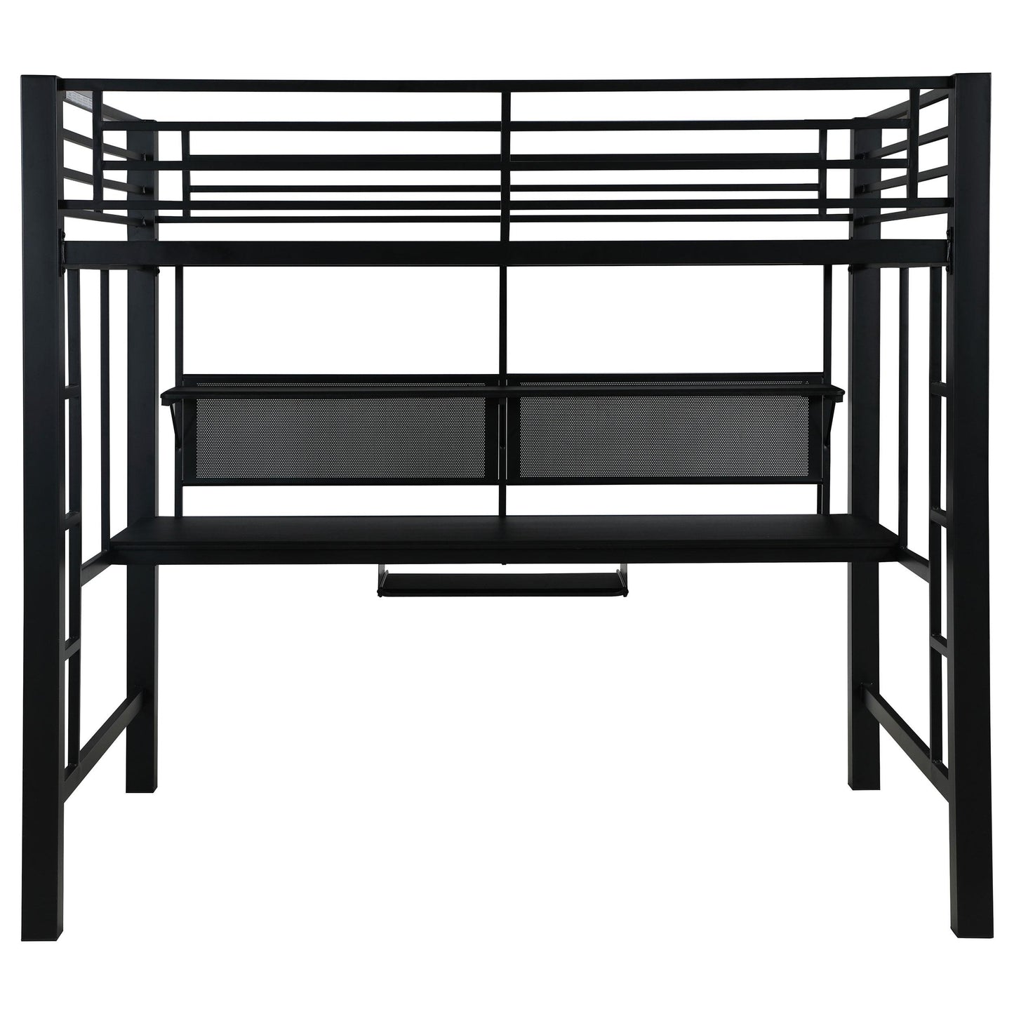 Coaster Furniture Avalon 460023 Full Workstation Loft Bed - Black IMAGE 3