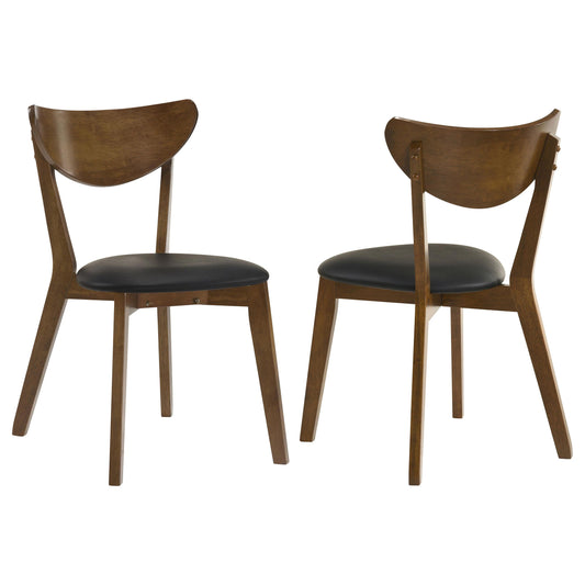 Coaster Furniture Jedda 105362 Wood Dining Side Chair - Dark Walnut (Set of 2) IMAGE 1