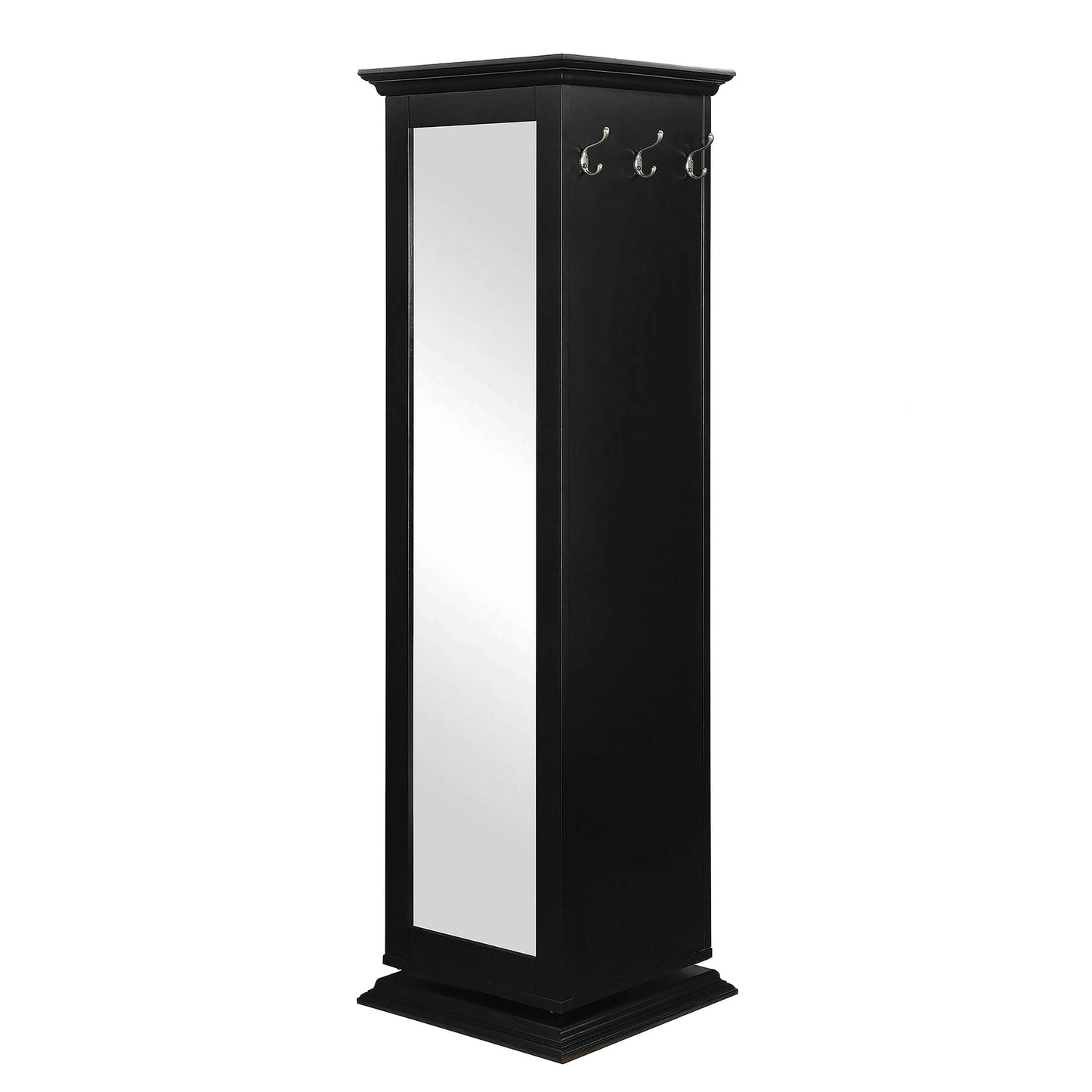 Coaster Furniture Robinsons 910083 Swivel Accent Cabinet with Cork Board - Black IMAGE 1