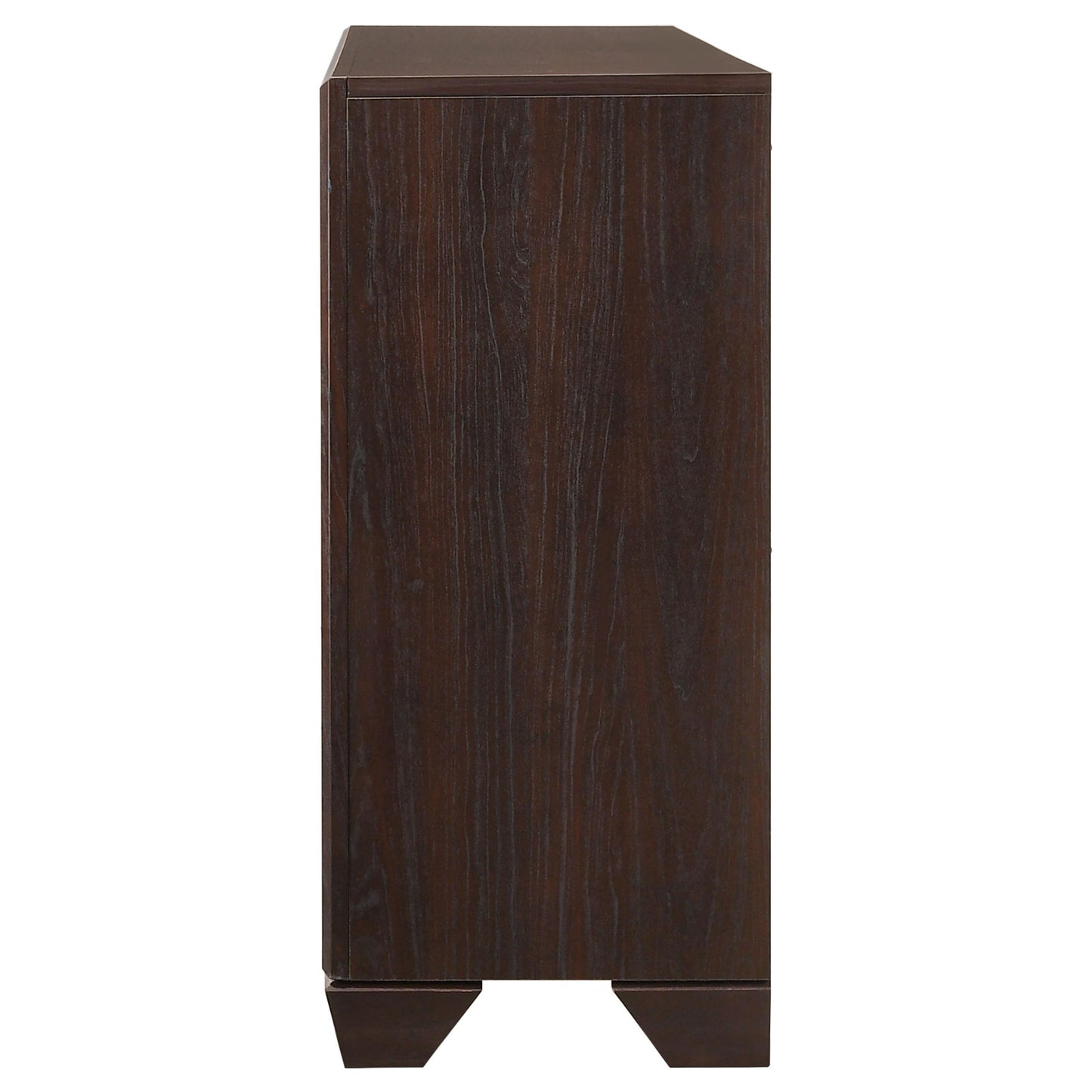 Coaster Furniture Kauffman 204393 6-Drawer Dresser - Dark Cocoa IMAGE 4