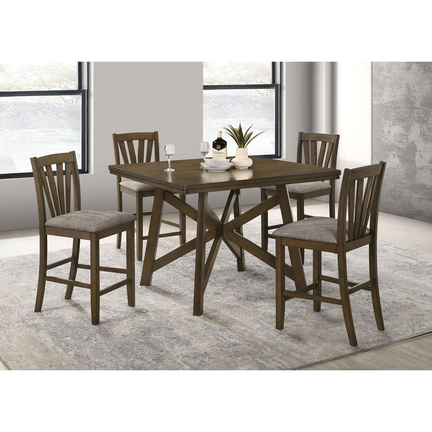 Coaster Furniture Canfield 109178-S5 5 pc Counter Height Dining Set IMAGE 1