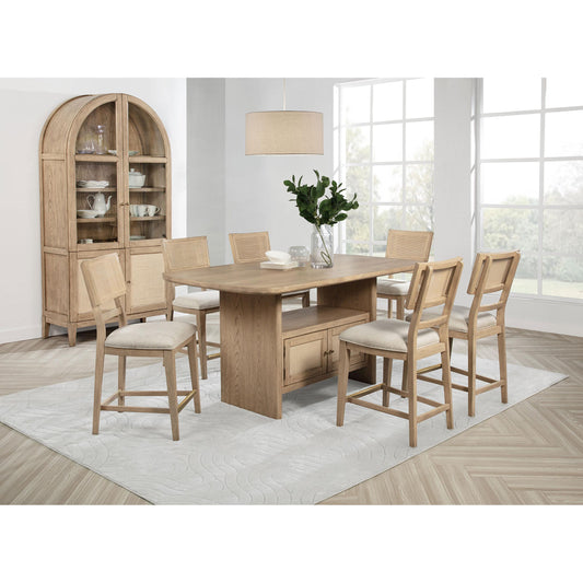 Coaster Furniture Kailani 109388-S7 7 pc Counter Height Dining Set IMAGE 1