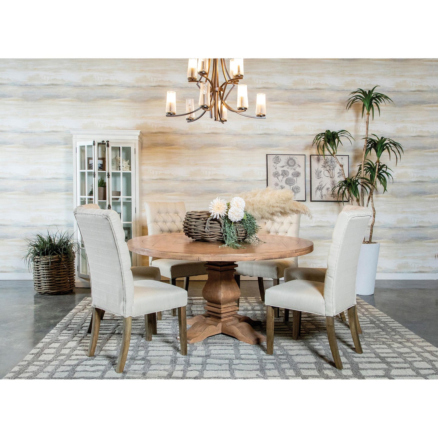 Coaster Furniture Florence 180200-S7A 7 pc Dining Set IMAGE 1