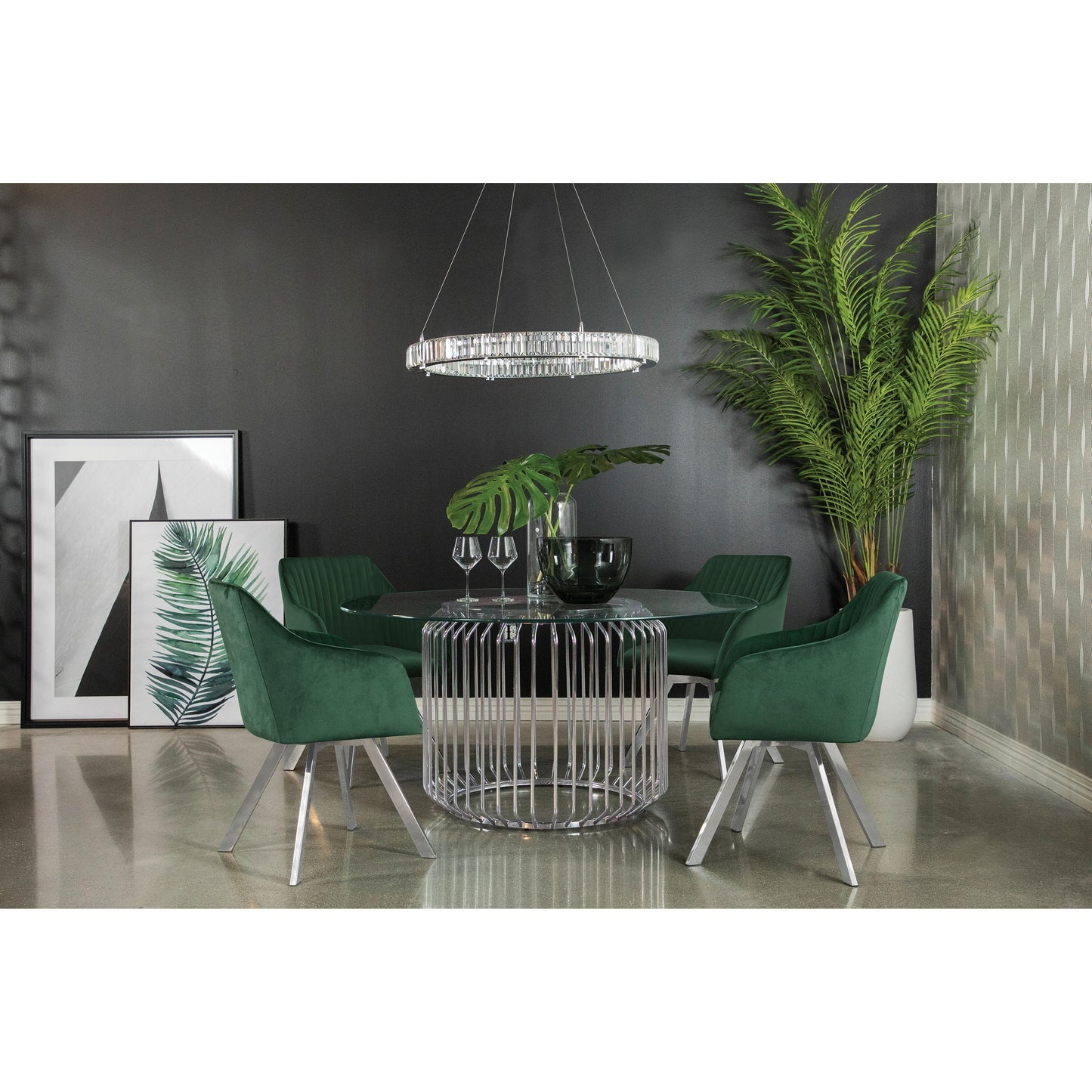 Coaster Furniture Veena 193430BG-S5 5 pc Dining Set IMAGE 1