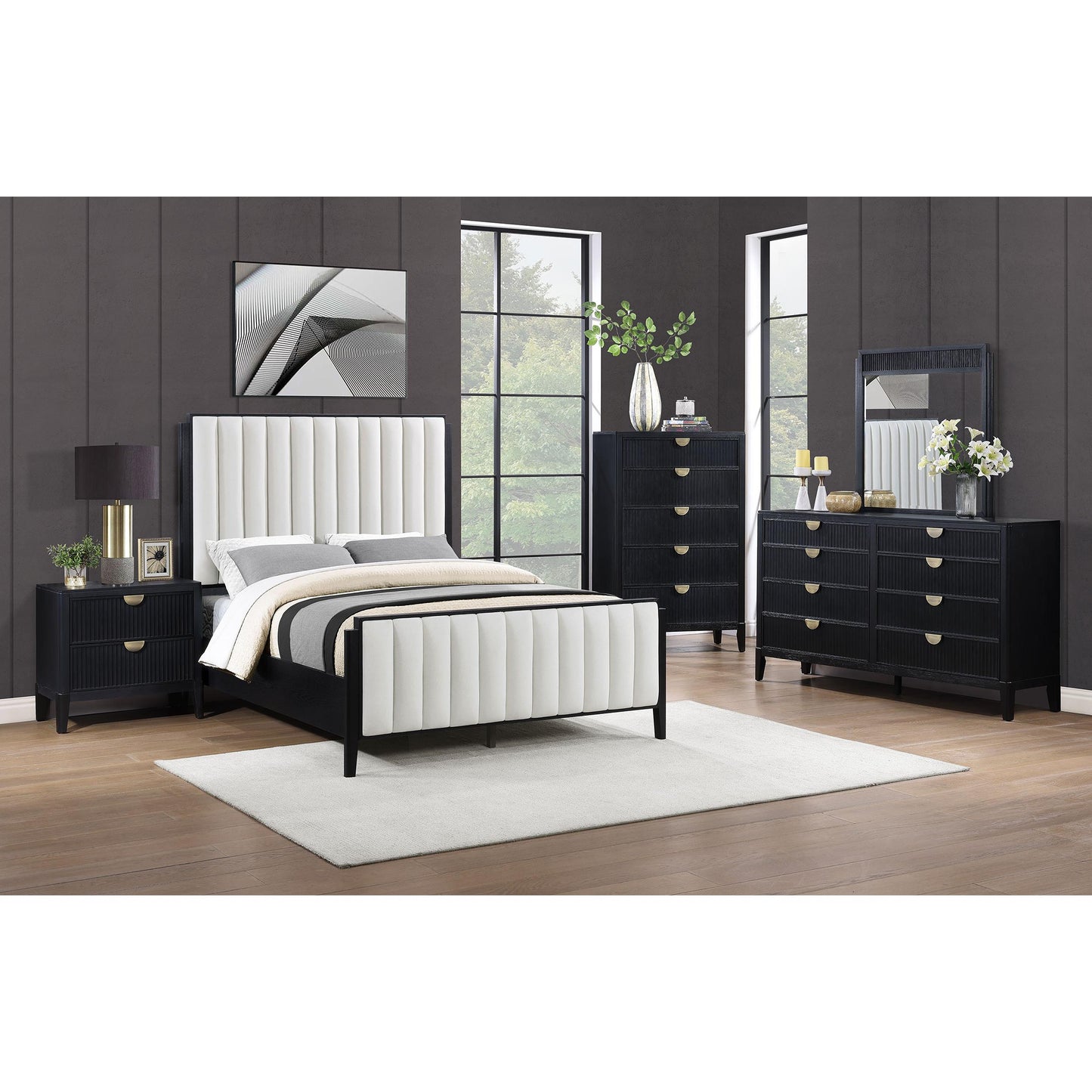 Coaster Furniture Brookmead 224710Q-S5 7 pc Queen Upholstered Bedroom Set IMAGE 1