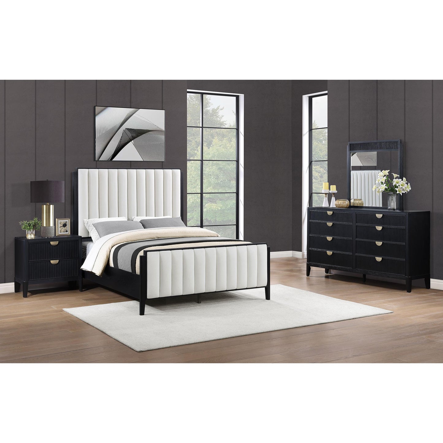 Coaster Furniture Brookmead 224710Q-S4 6 pc Queen Upholstered Bedroom Set IMAGE 1