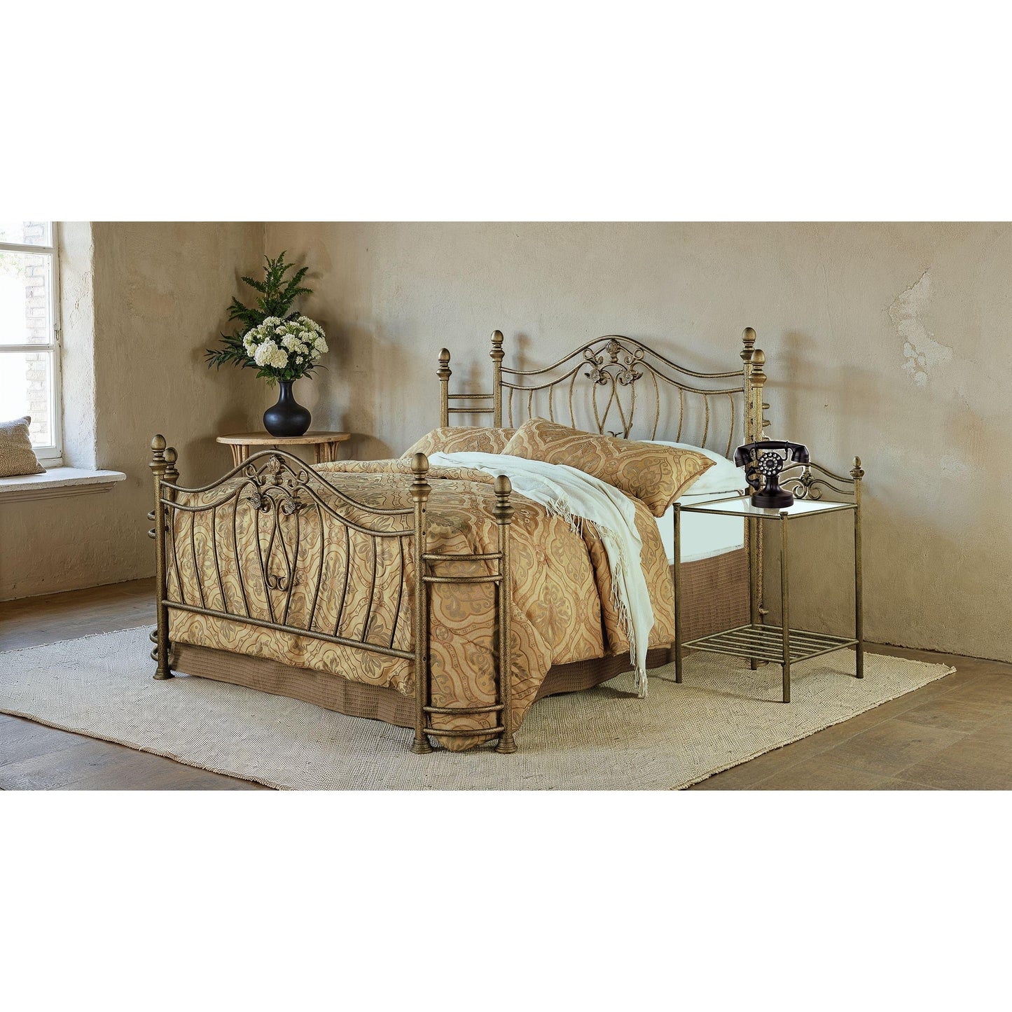 Coaster Furniture Sydney 300171Q-SET 4 pc Queen Metal Bedroom Set IMAGE 1