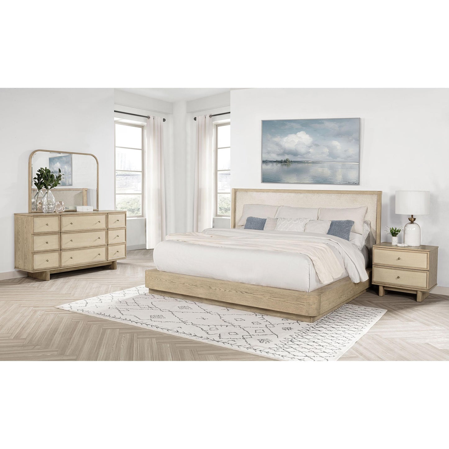 Coaster Furniture Kailani 225041Q-S4 6 pc Queen Panel Bedroom Set IMAGE 1