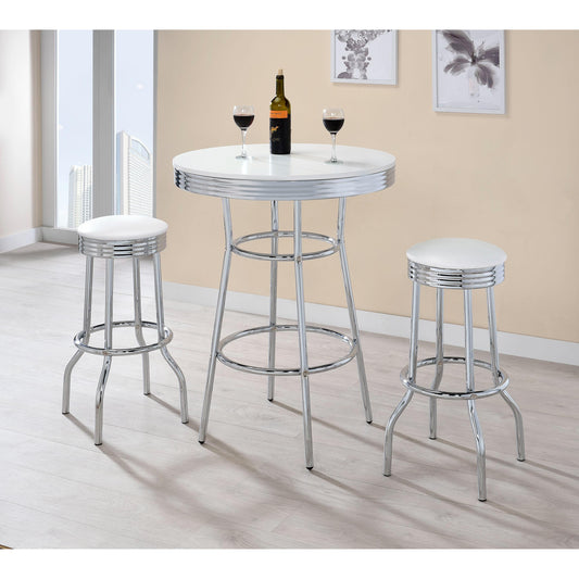 Coaster Furniture Retro 2300-S3 3 pc Pub Height Dining Set IMAGE 1