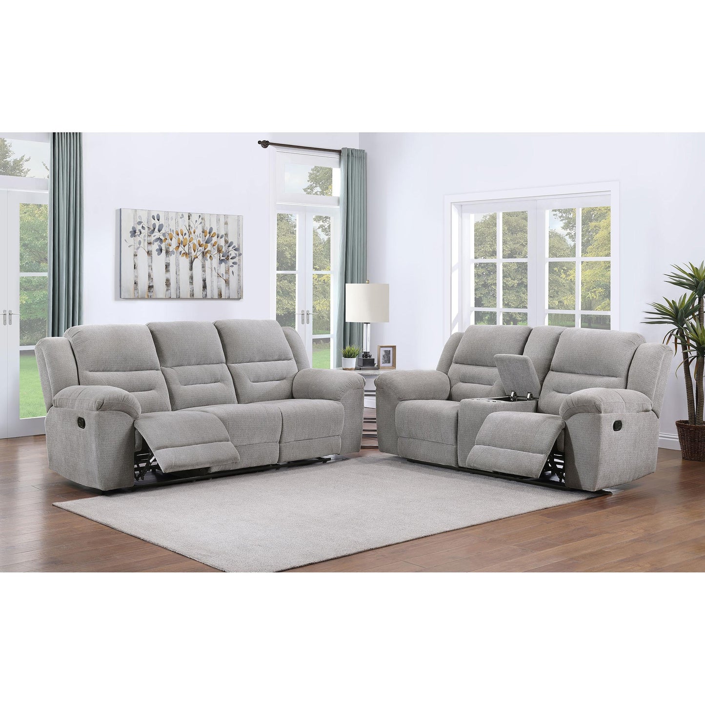 Coaster Furniture Gilson 602551-S2 2 pc Reclining Living Room Set IMAGE 2