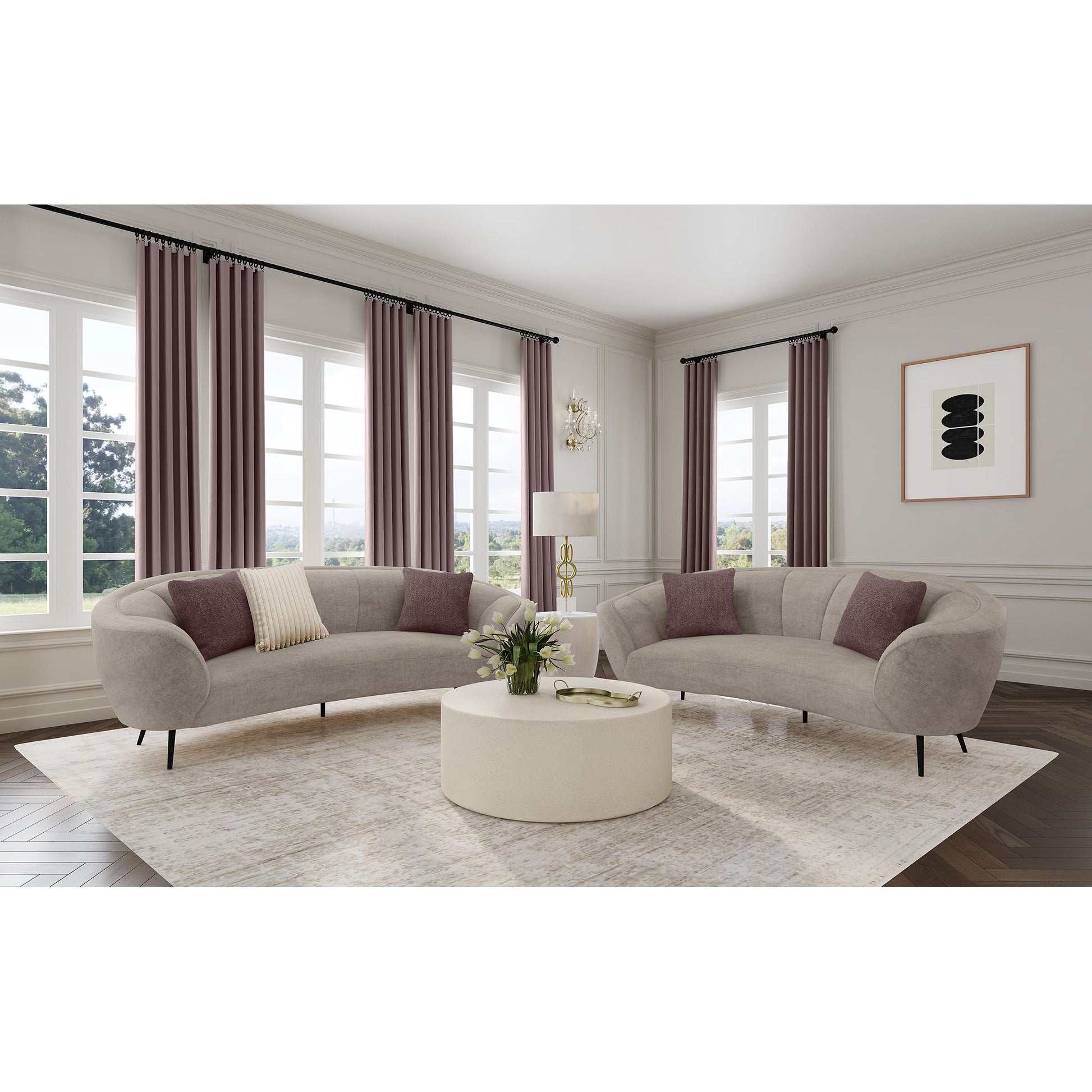 Coaster Furniture Ellorie 504837-S2 2 pc Living Room Set IMAGE 1