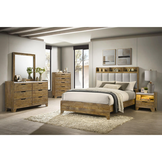 Coaster Furniture Henderson 222971KE-S4 6 pc King Bookcase Bedroom Set IMAGE 1