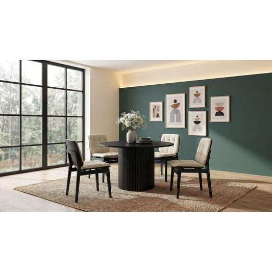 Coaster Furniture Hamlyn 193930BLK-S5D 5 pc Dining Set IMAGE 1