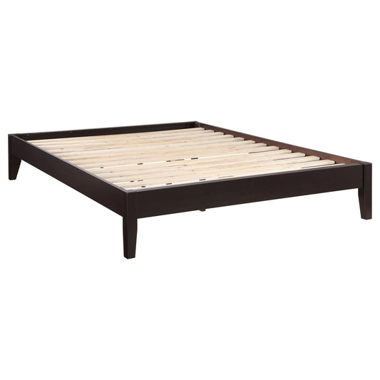 Coaster Furniture Hounslow 300555KE Eastern King Universal Platform Bed - Cappuccino IMAGE 1