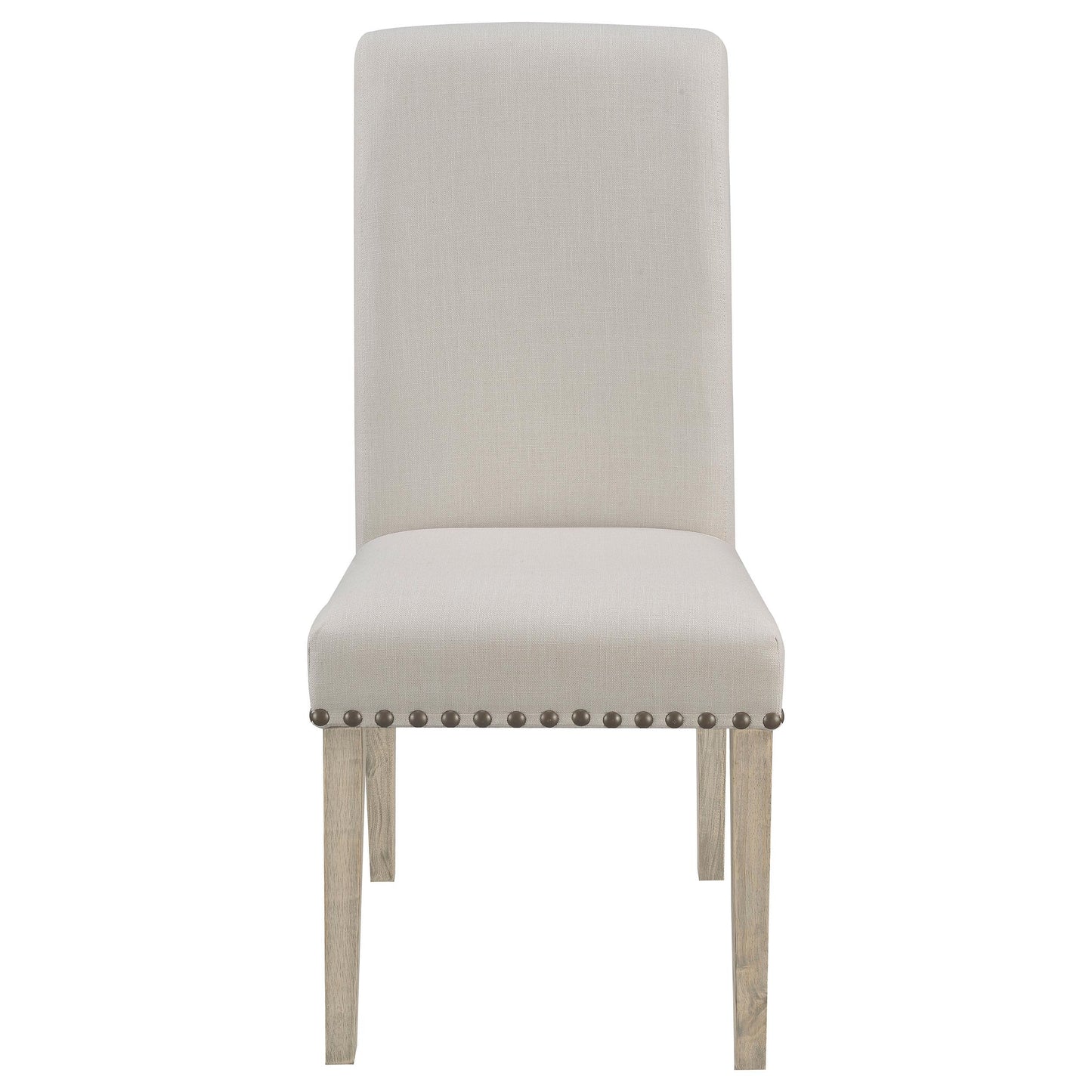 Coaster Furniture Salem 190152 Fabric Upholstered Dining Side Chair - Beige (Set of 2) IMAGE 2