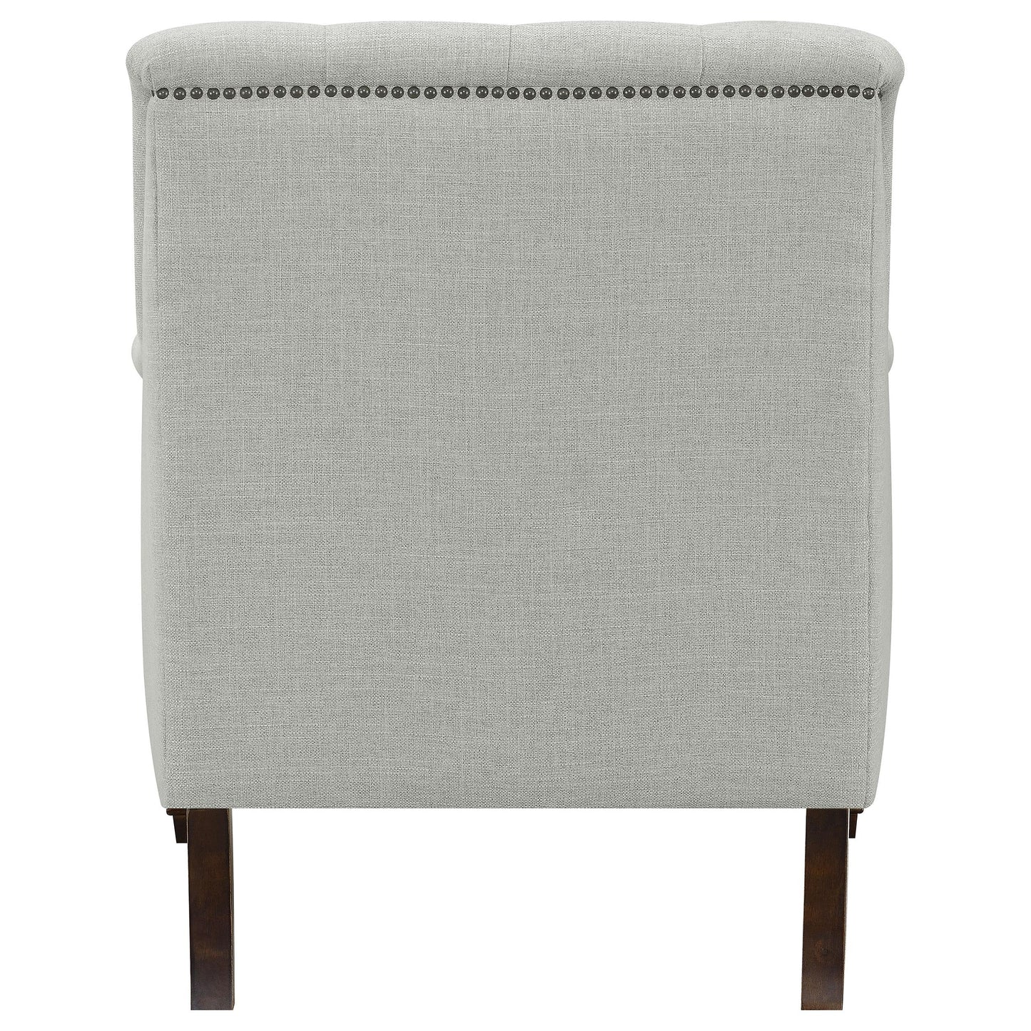 Coaster Furniture Avonlea 505643 Fabric Upholstered Sloped Arm Chair - Grey Fabric IMAGE 6