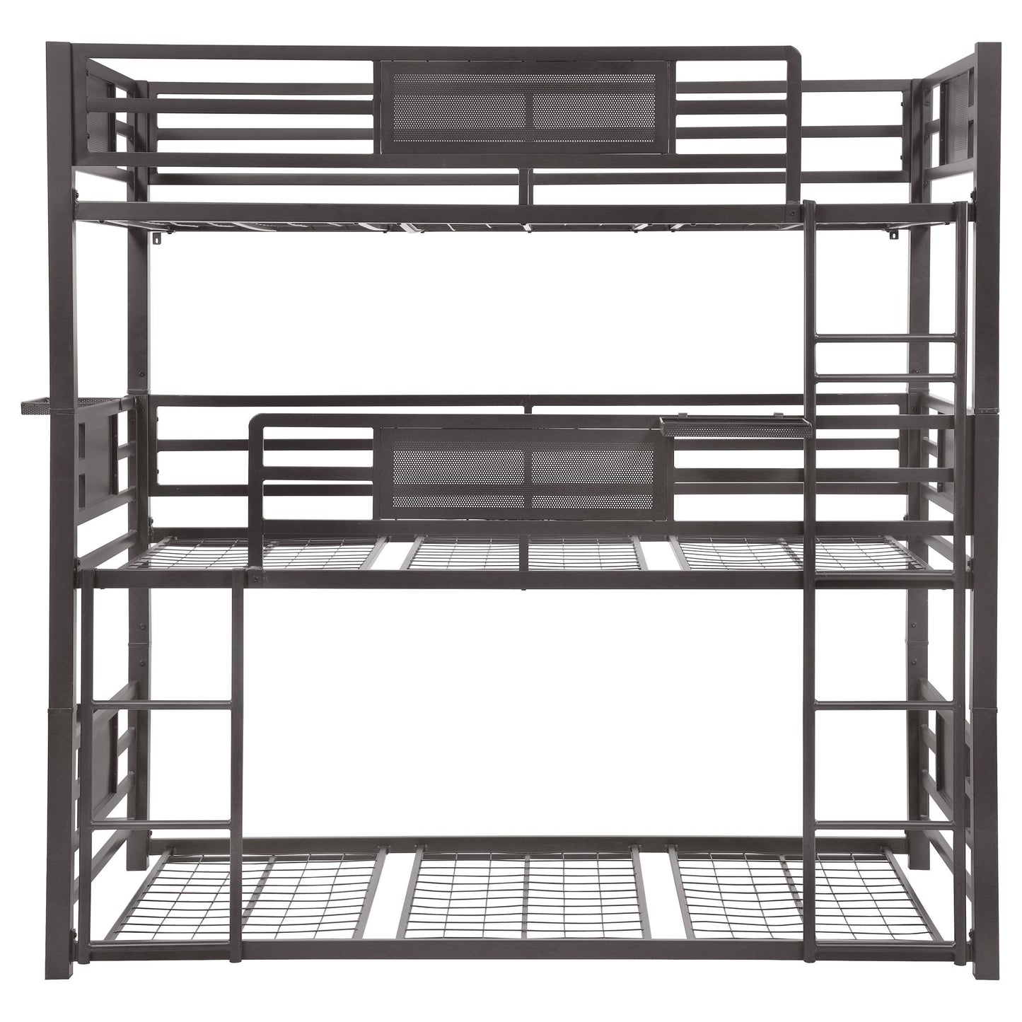 Coaster Furniture Rogen 460394T Metal Twin Triple Bunk Bed - Dark Bronze IMAGE 2