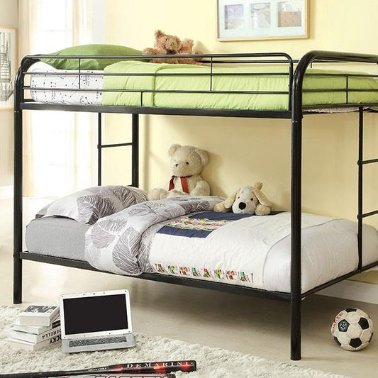 Furniture of America Rainbow CM-BK1032-BK Twin/Twin Bunk Bed IMAGE 1