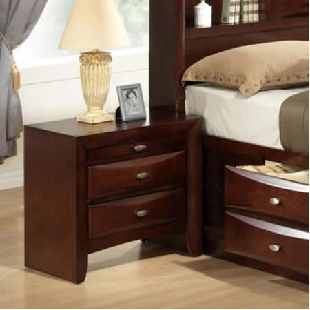 Generation Trade Ridgemont 165437 Nightstand - Merlot IMAGE 1
