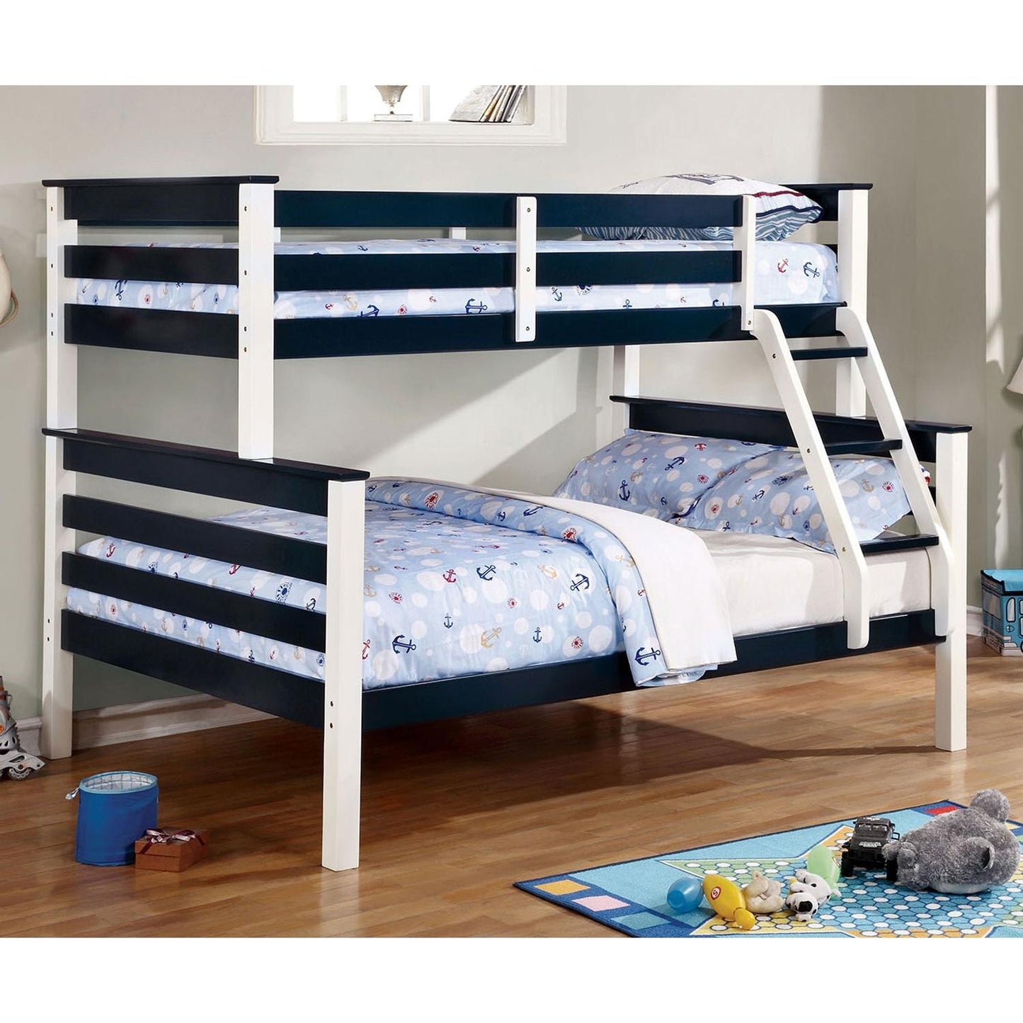 Furniture of America Kids Beds Bunk Bed CM-BK620TF-BL-BED IMAGE 1