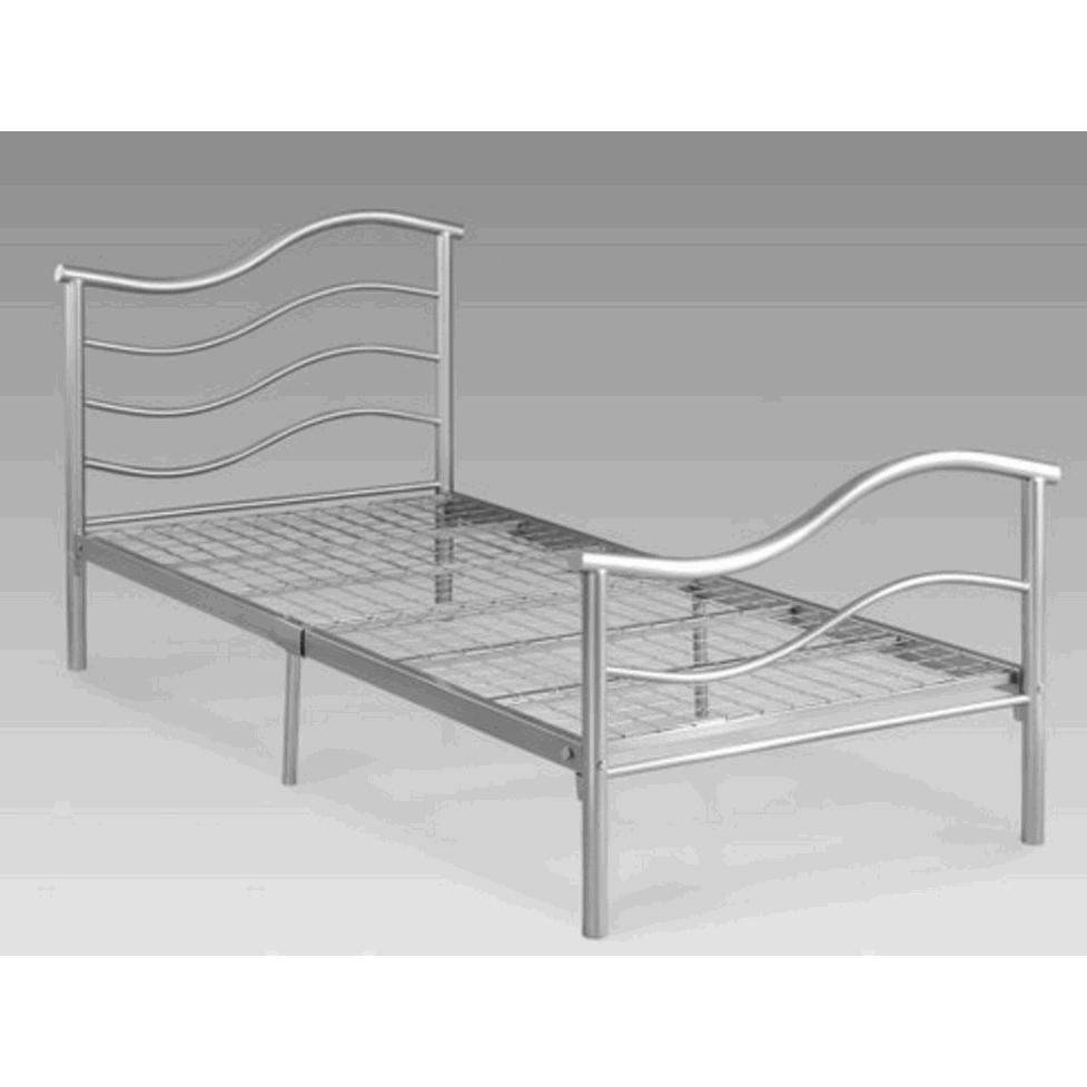 Generation Trade Wave 252110 Twin Bed - Silver IMAGE 1