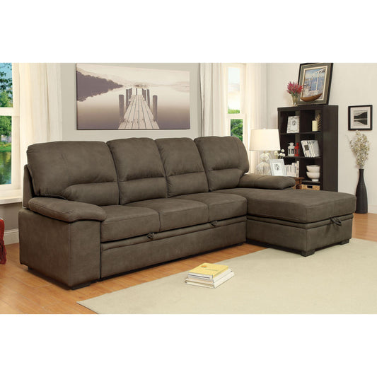 Furniture of America Alcester CM6908BR-SET Sectional IMAGE 1