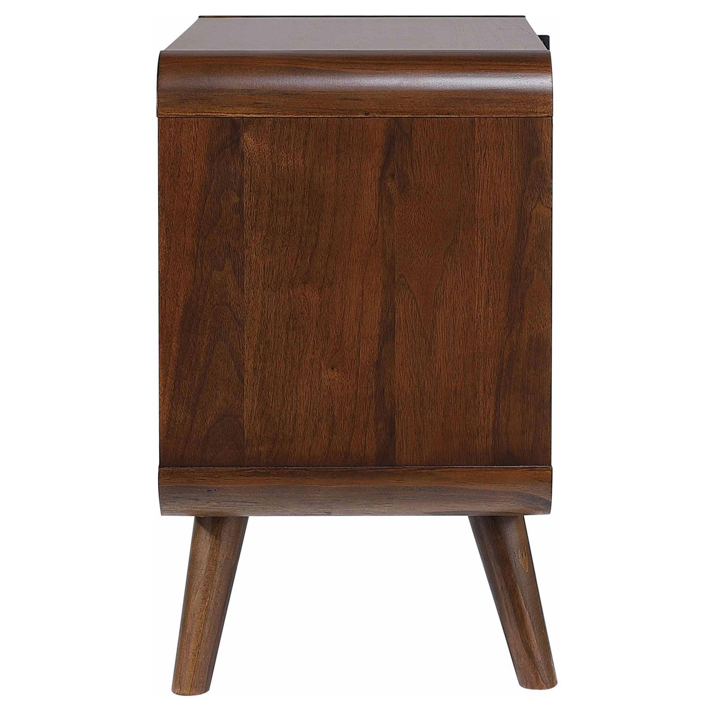 Coaster Furniture Robyn 205132 2-Drawer Nightstand Bedside Table - Dark Walnut IMAGE 4