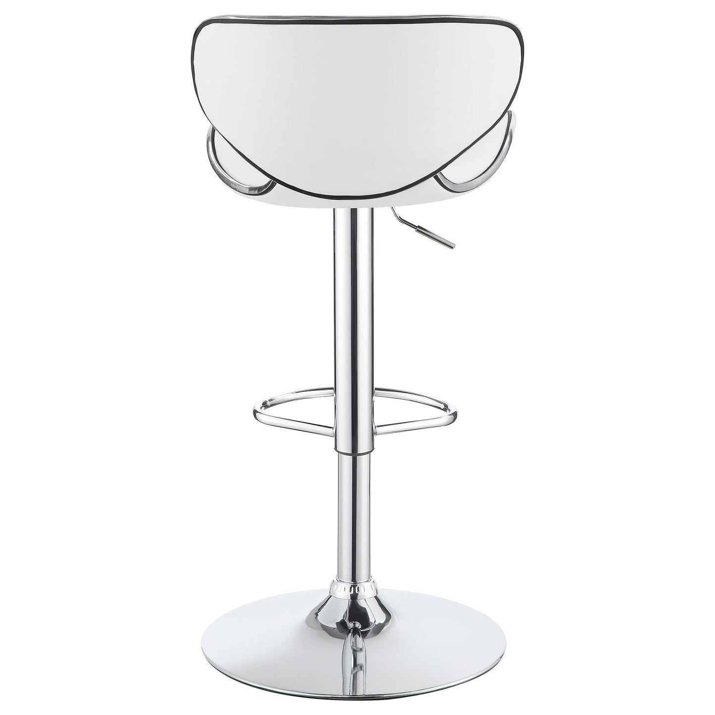 Coaster Furniture Edenton 120389 Upholstered Adjustable Bar Stool - White (Set of 2) IMAGE 6