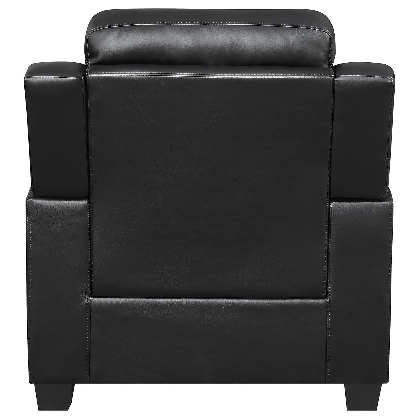 Coaster Furniture Finley 506553 Upholstered Padded Arm Tufted Accent Chair - Black IMAGE 5