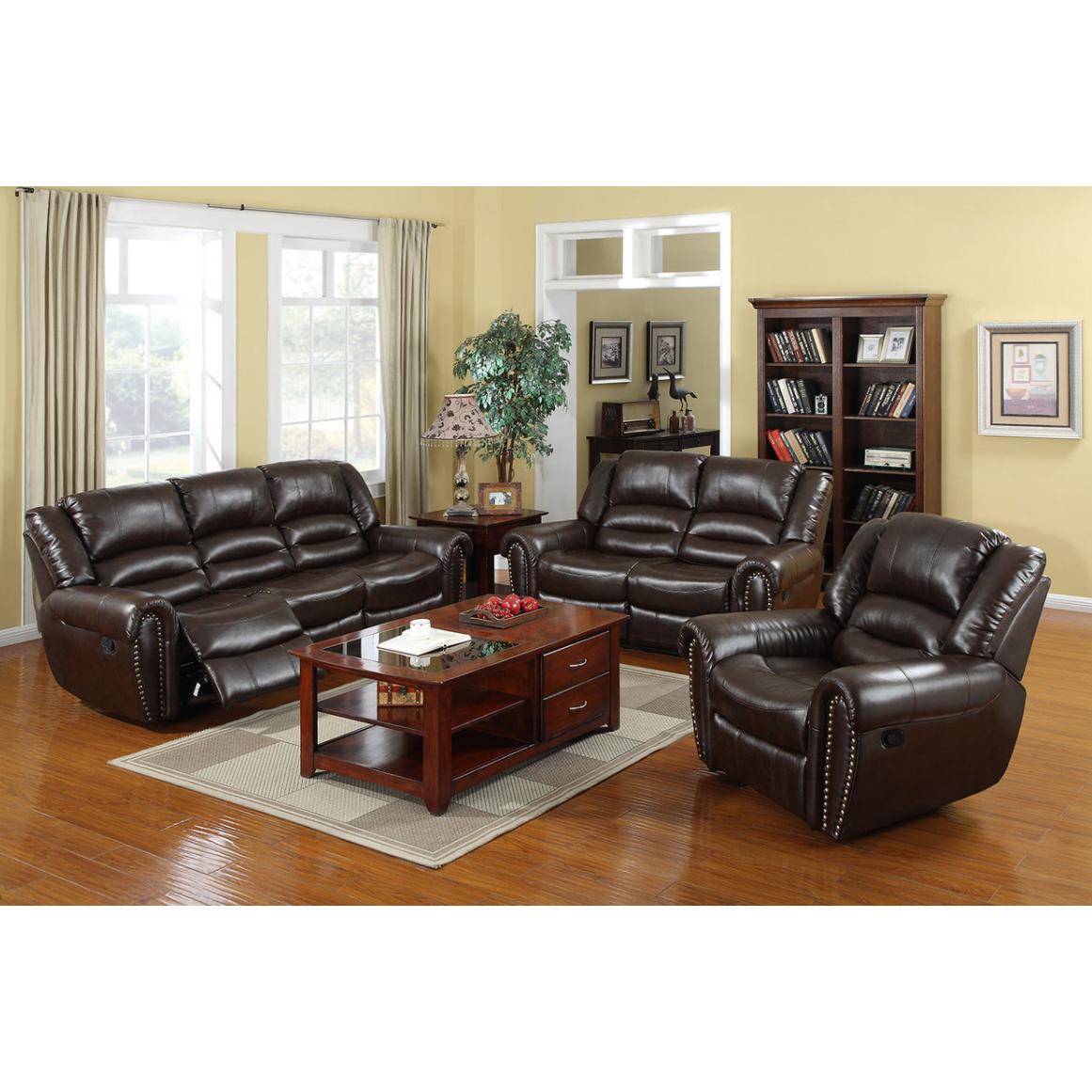 Generation Trade Silverado 660322 Brown Recliner - Brown IMAGE 2