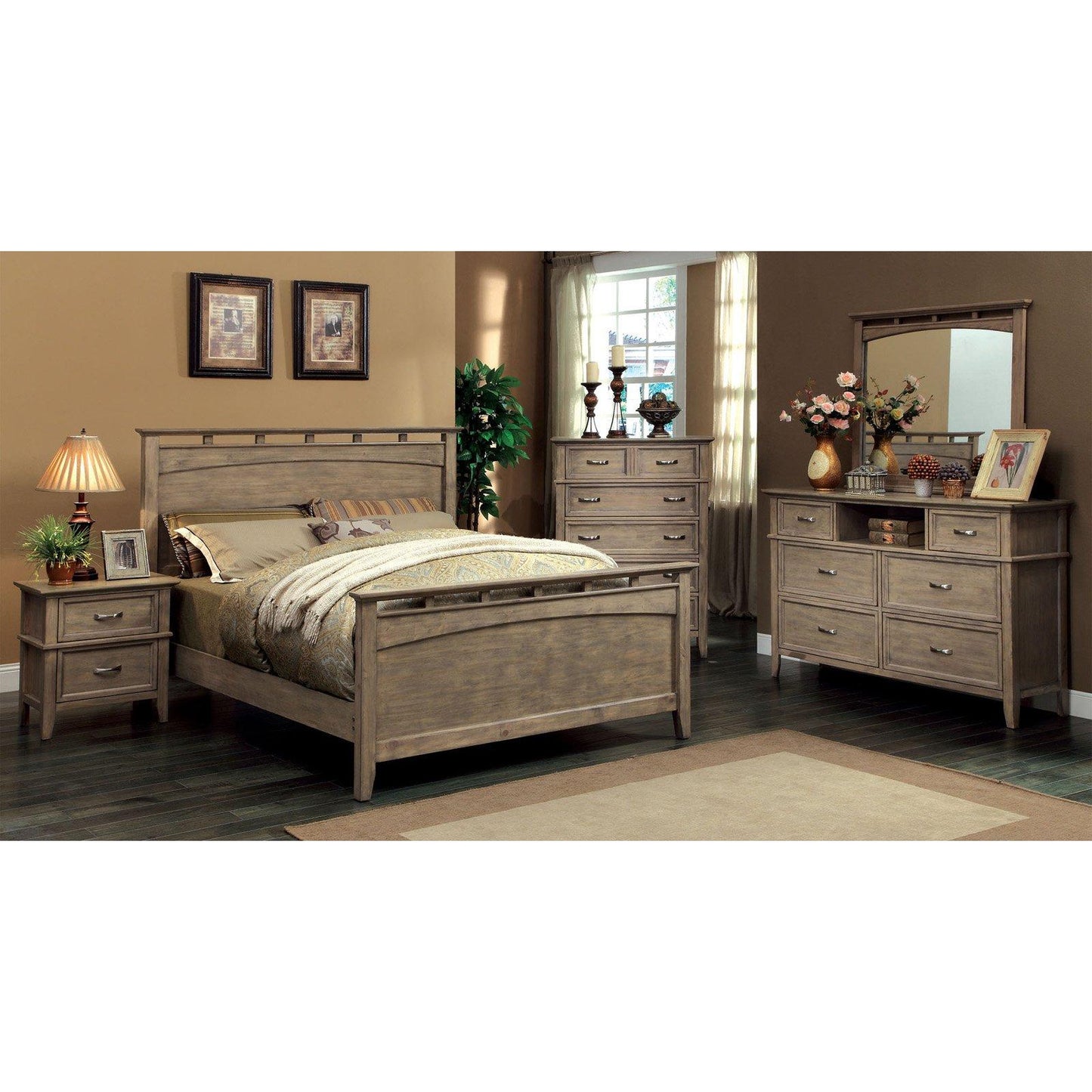 Furniture of America Loxley Queen Panel Bed CM7351L-Q-BED IMAGE 2