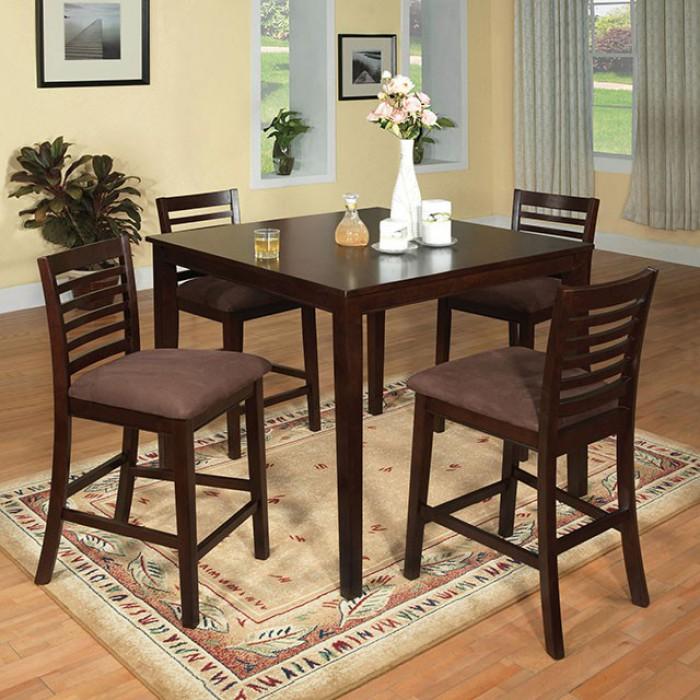 Furniture of America Eaton II 5 pc Counter Height Dinette CM3001PT-5PK IMAGE 2