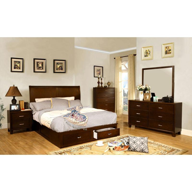Furniture of America Enrico V Full Storage Platform Bed CM7807F-BED IMAGE 3